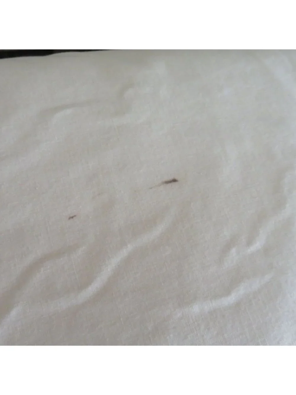 Vintage King Size Martex Beige Flat Sheet Gray Embroidered Edge Percale USA Made